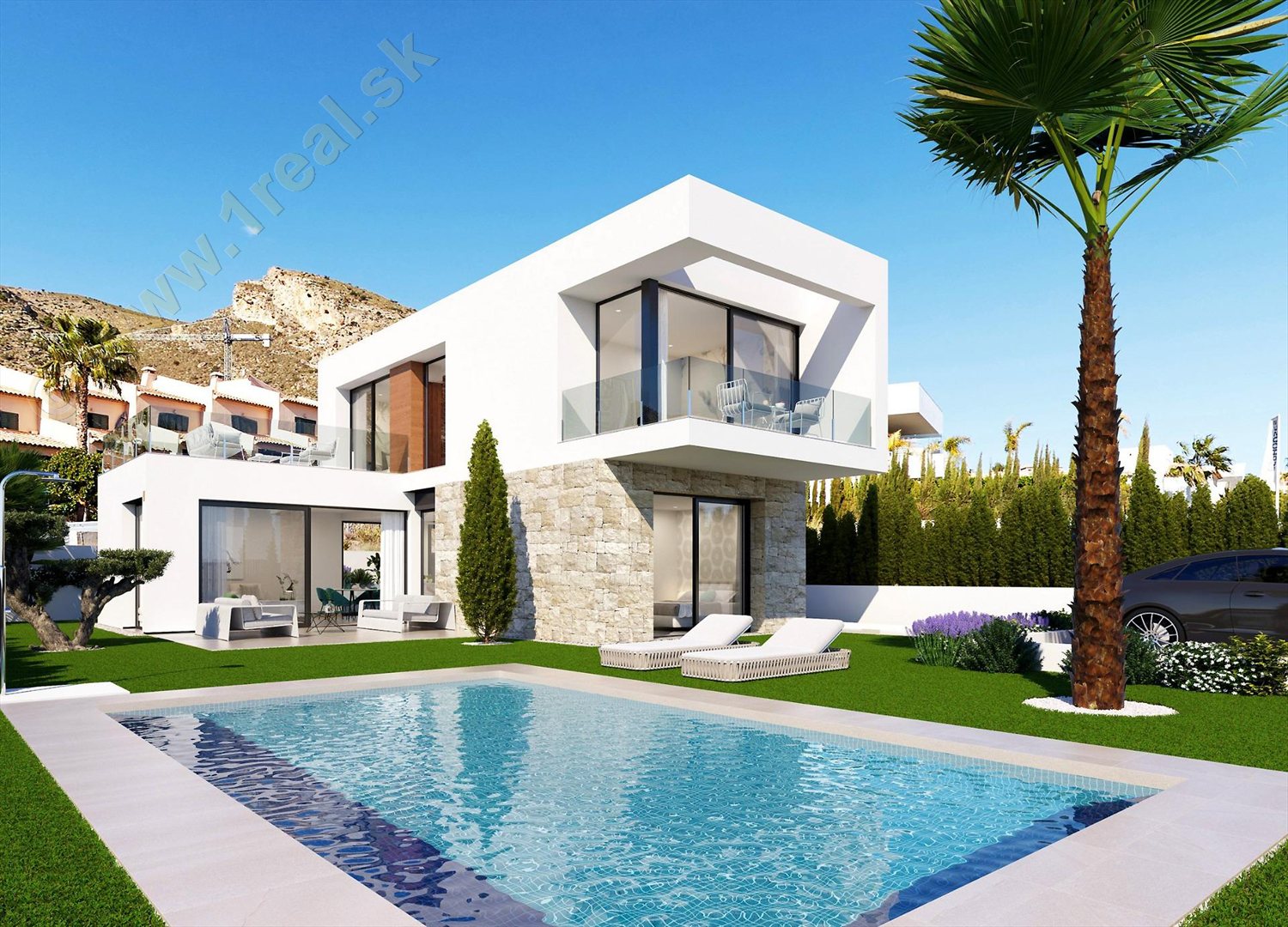 Španielsko, Finestrat, Alicante, Vila - Novostavba