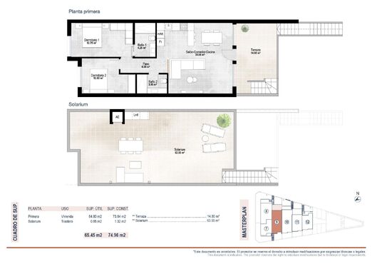 2-izb. Bungalov Na predaj, Murcia, San Pedro del Pinatar, Španielsko [N9707]