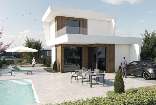 3-izb. Vila Na predaj, Murcia, Banos y Mendigo, Španielsko [N9658]