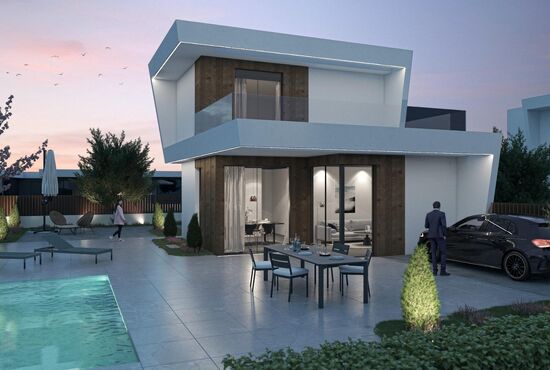 3-izb. Vila Na predaj, Murcia, Banos y Mendigo, Španielsko [N9658]
