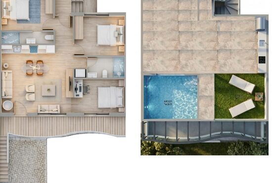 3-izb. Bungalov Na predaj, Alicante, Pilar de La Horadada, Španielsko [N9661]