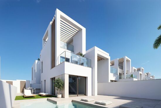 3-izb. Vila Na predaj, Murcia, Los Alcazares, Španielsko [N9637]