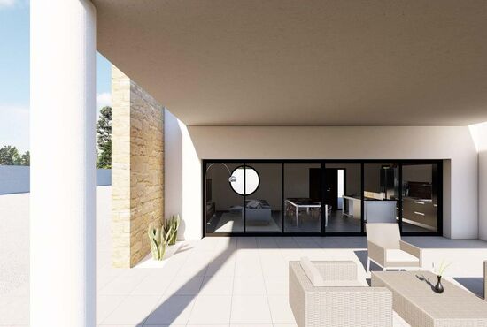 3-izb. Vila Na predaj, Alicante, Pinoso, Španielsko [N9589]