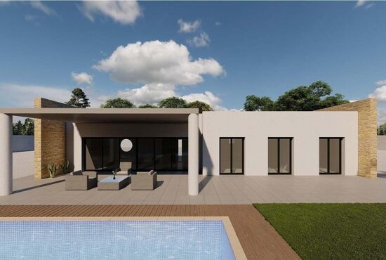 3-izb. Vila Na predaj, Alicante, Pinoso, Španielsko [N9589]