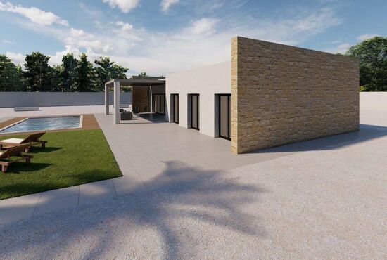 3-izb. Vila Na predaj, Alicante, Pinoso, Španielsko [N9589]