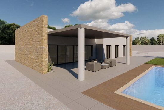 3-izb. Vila Na predaj, Alicante, Pinoso, Španielsko [N9589]