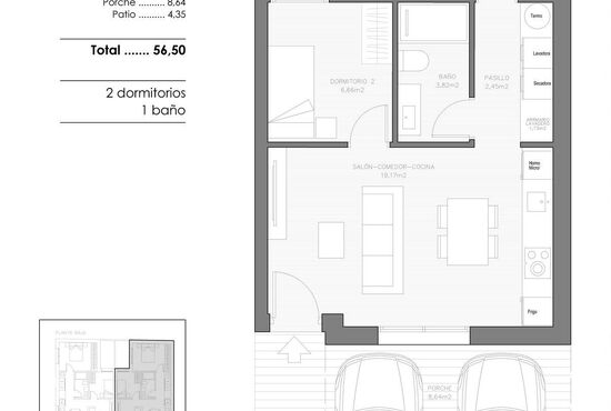 2-izb. Apartmán Na predaj, Alicante, Benejuzar, Španielsko [N9567]
