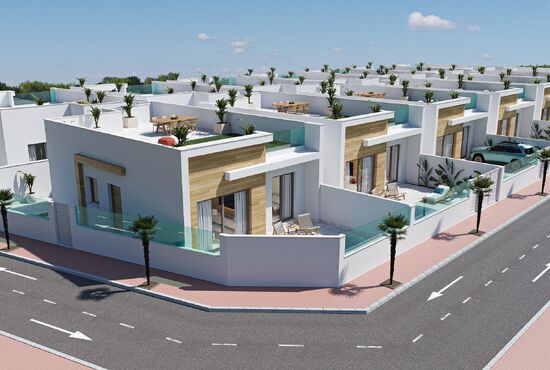 3-izb. Vila Na predaj, Murcia, Torre Pacheco, Španielsko [N9539]