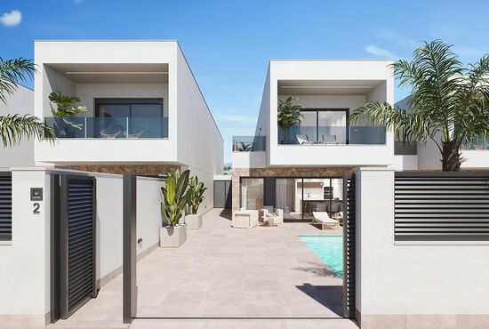 3-izb. Vila Na predaj, Murcia, San Pedro del Pinatar, Španielsko [N9540]