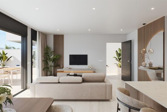 3-izb. Vila Na predaj, Murcia, San Pedro del Pinatar, Španielsko [N9540]