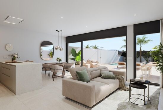 3-izb. Vila Na predaj, Murcia, San Pedro del Pinatar, Španielsko [N9540]