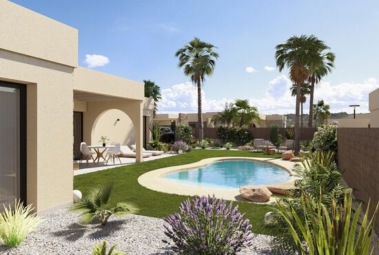2-izb. Vila Na predaj, Murcia, Banos y Mendigo, Španielsko [N9533]