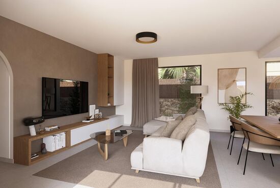 2-izb. Vila Na predaj, Murcia, Banos y Mendigo, Španielsko [N9533]