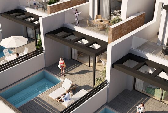 3-izb. Vila Na predaj, Alicante, Torrevieja, Španielsko [N9525]