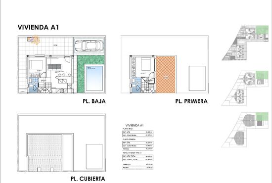 2-izb. Vila Na predaj, Murcia, Puerto de Mazarron, Španielsko [N9519]