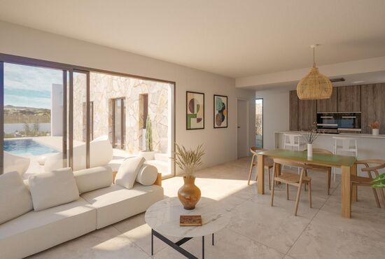 3-izb. Vila Na predaj, Alicante, Algorfa, Španielsko [N9478]