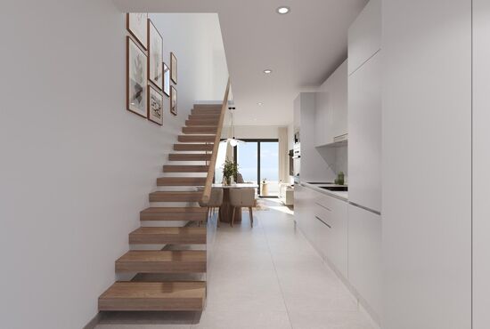 1-izb. Penthouse Na predaj, Alicante, Torrevieja, Španielsko [N9470]
