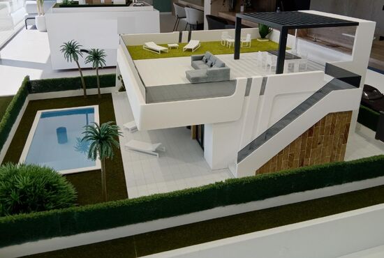 3-izb. Vila Na predaj, Murcia, Alhama De Murcia, Španielsko [N9426]