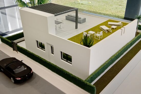 3-izb. Vila Na predaj, Murcia, Alhama De Murcia, Španielsko [N9426]