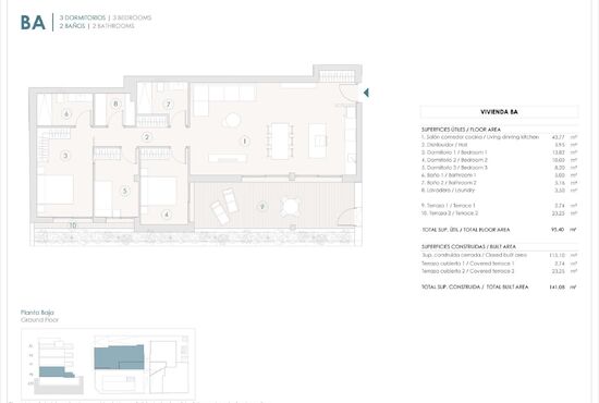 3-izb. Apartmán Na predaj, Alicante, Benijofar, Španielsko [N9415]