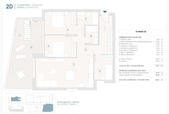 3-izb. Penthouse Na predaj, Alicante, Benijofar, Španielsko [N9419]