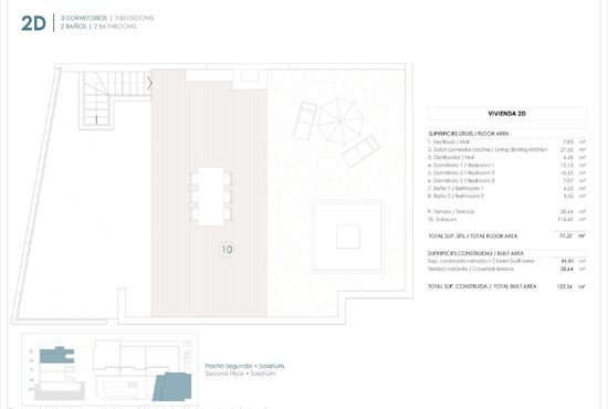 3-izb. Penthouse Na predaj, Alicante, Benijofar, Španielsko [N9419]