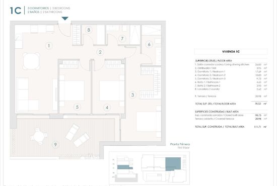 3-izb. Apartmán Na predaj, Alicante, Benijofar, Španielsko [N9417]