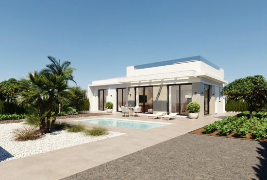 3-izb. Vila Na predaj, Murcia, Fuente Alamo, Španielsko [N9407]