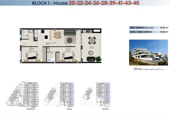 2-izb. Apartmán Na predaj, Alicante, La Marina, Španielsko [N9385]