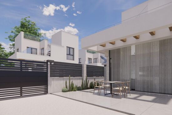 3-izb. Vila Na predaj, Alicante, Los Montesinos, Španielsko [N9379]