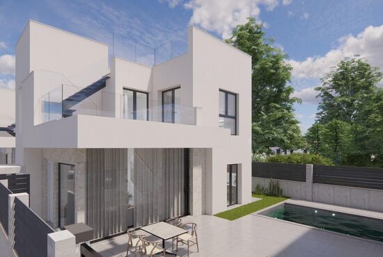 3-izb. Vila Na predaj, Alicante, Los Montesinos, Španielsko [N9379]