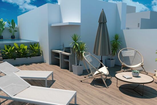 2-izb. Penthouse Na predaj, Alicante, Torrevieja, Španielsko [N9382]