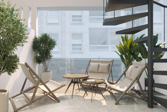 2-izb. Penthouse Na predaj, Alicante, Torrevieja, Španielsko [N9382]