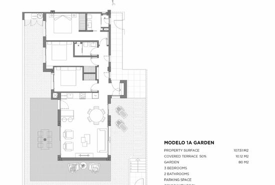 3-izb. Apartmán Na predaj, Murcia, Los Alcazares, Španielsko [SP1289]