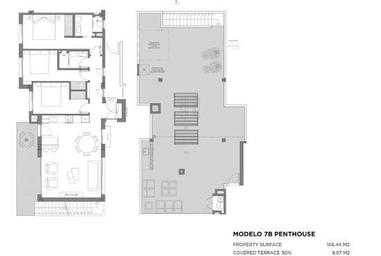 3-izb. Penthouse Na predaj, Murcia, Los Alcazares, Španielsko [SP1293]