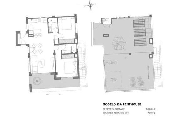 2-izb. Penthouse Na predaj, Murcia, Los Alcazares, Španielsko [SP1292]