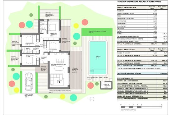 4-izb. Vila Na predaj, Alicante, Pinoso, Španielsko [N9265]