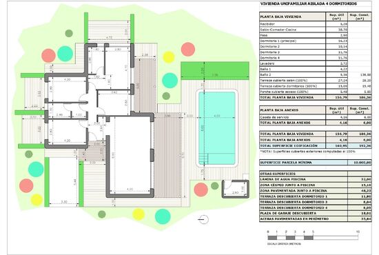 4-izb. Vila Na predaj, Alicante, Pinoso, Španielsko [N9265]
