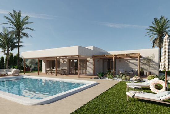 3-izb. Vila Na predaj, Alicante, Pinoso, Španielsko [N9264]