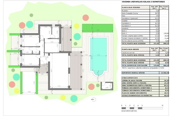 3-izb. Vila Na predaj, Alicante, Pinoso, Španielsko [N9267]