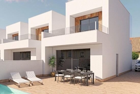 3-izb. Vila Na predaj, Murcia, San Pedro del Pinatar, Španielsko [N9213]