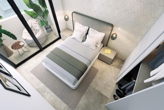 2-izb. Penthouse Na predaj, Alicante, Torrevieja, Španielsko [N9201]