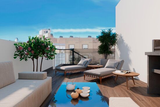 2-izb. Penthouse Na predaj, Alicante, Torrevieja, Španielsko [N9201]