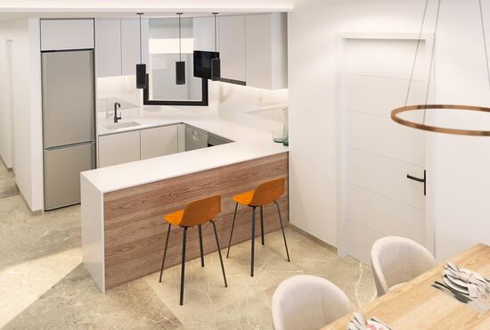 2-izb. Penthouse Na predaj, Alicante, Torrevieja, Španielsko [N9201]