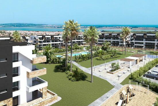 2-izb. Penthouse Na predaj, Alicante, Torrevieja, Španielsko [N9186]
