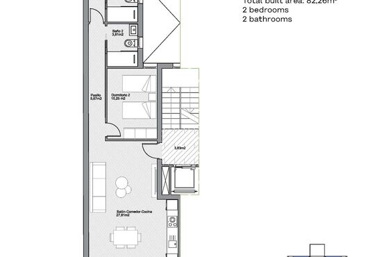 2-izb. Apartmán Na predaj, Alicante, Torrevieja, Španielsko [N9181]