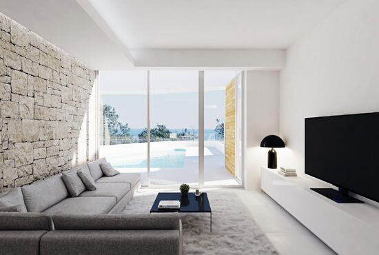 4-izb. Vila Na predaj, Alicante, Calpe, Španielsko [N9170]