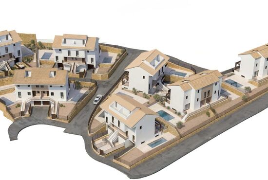 3-izb. Vila Na predaj, Alicante, la Nucia, Španielsko [N9111]