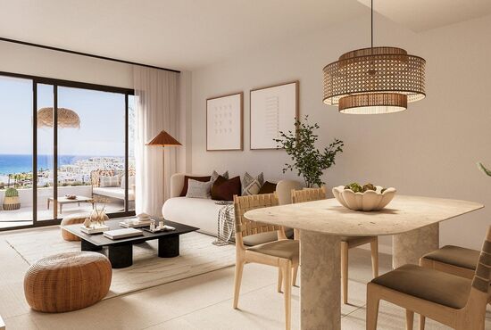 1-izb. Penthouse Na predaj, Almería, Mojacar, Španielsko [SP1147]