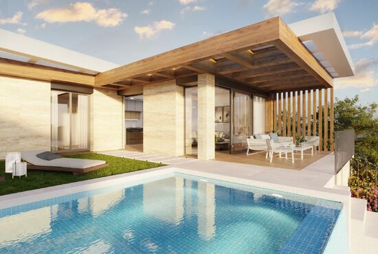 3-izb. Vila Na predaj, Alicante, Polop, Španielsko [SP0638]